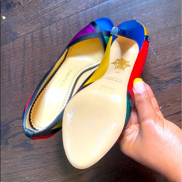Charlotte Olympia multi colour pumps - Picture 5 of 6